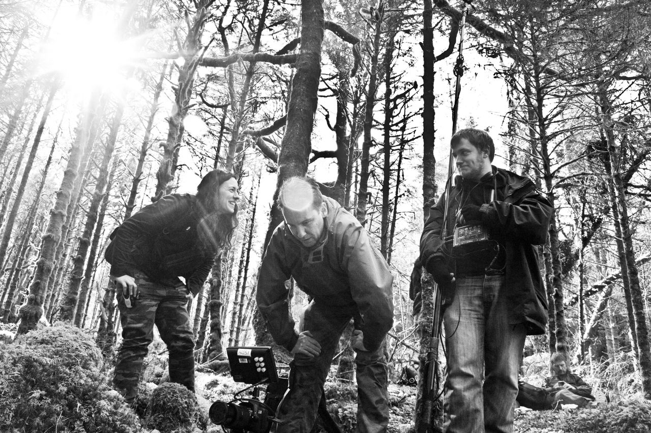 Director, DoP and Sound Man on She-Wolf Of The Woods.