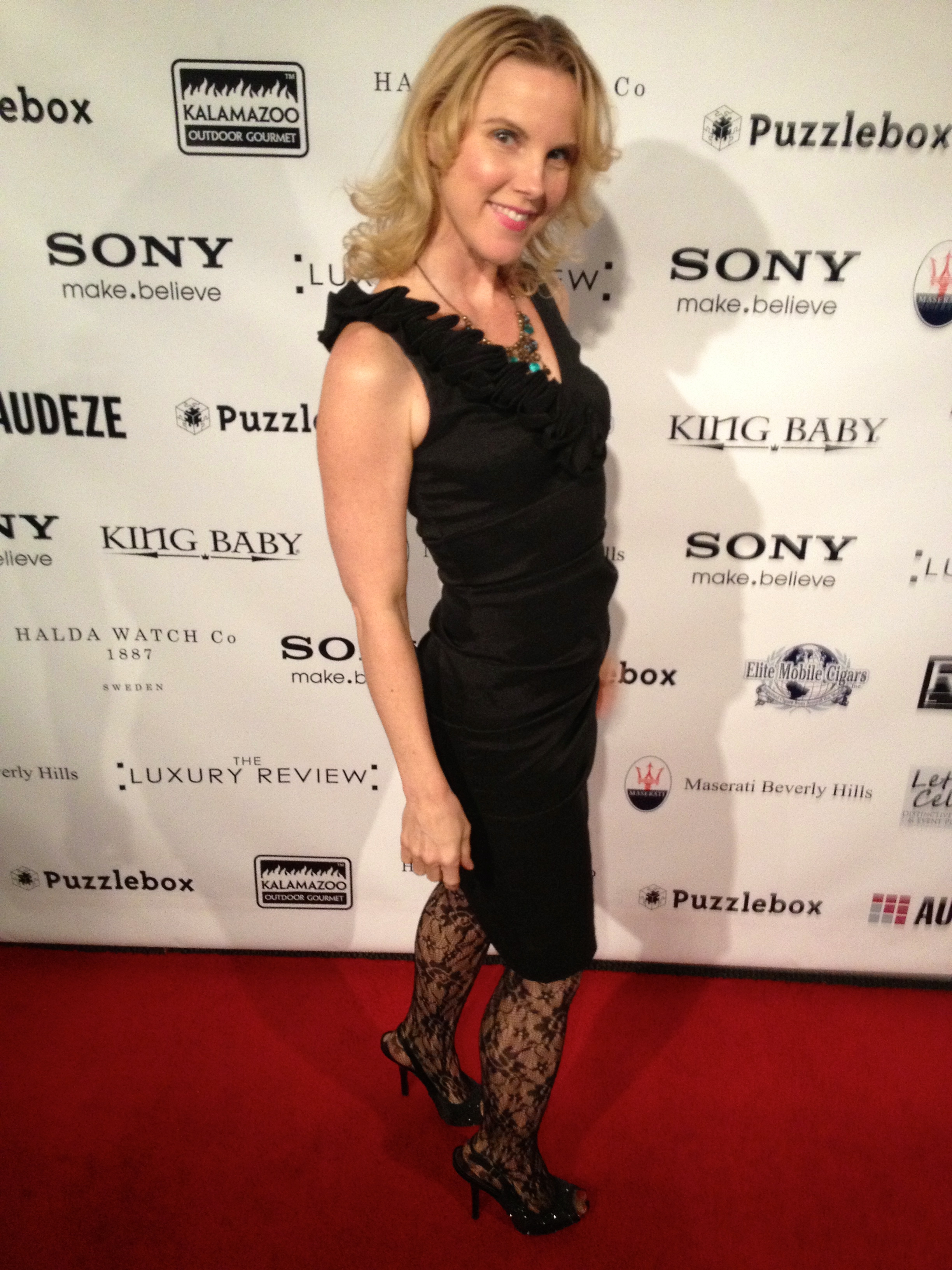 Joy Mahaffey @ Maserati grand reveal in LA Pacific Design Center