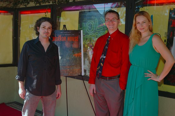 With Kerry and Evan Marlowe at the premier for Horror House