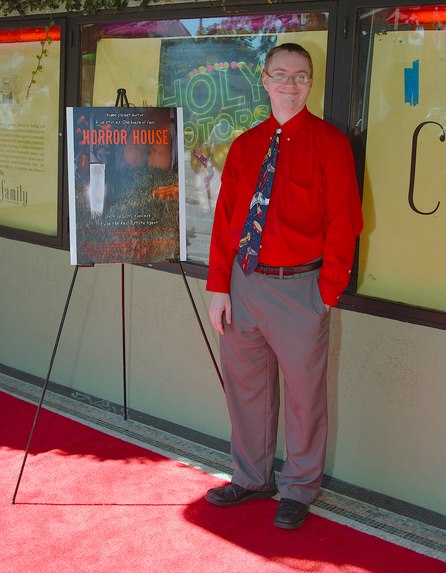 At the premier for Horror House