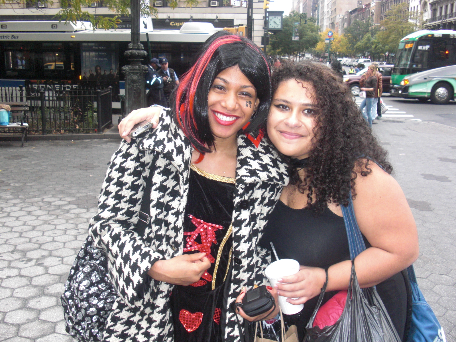 Maylynn with her friend on Halloween 2013.