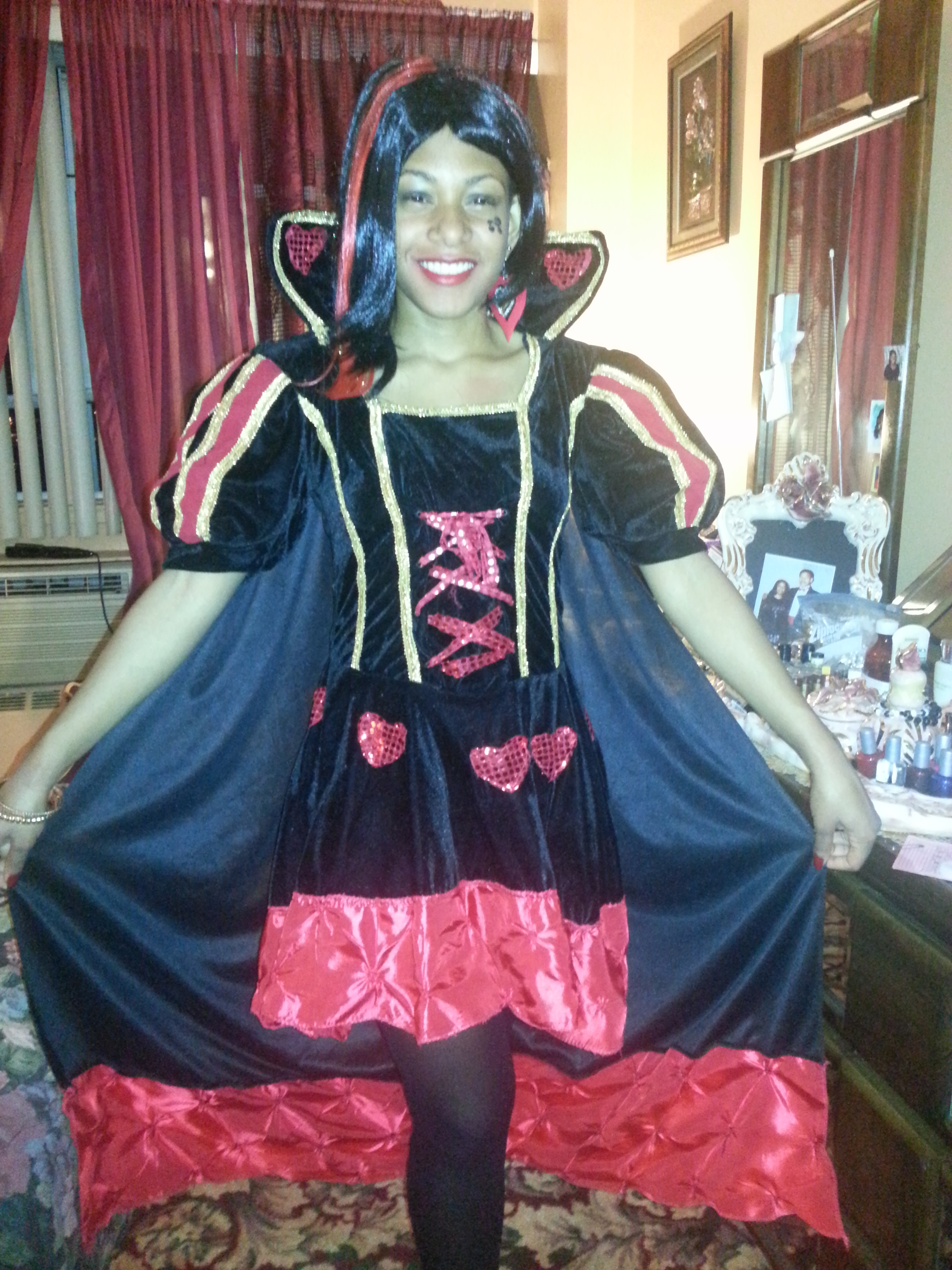 Maylynn on Halloween 2013. She was the Queen of Hearts.