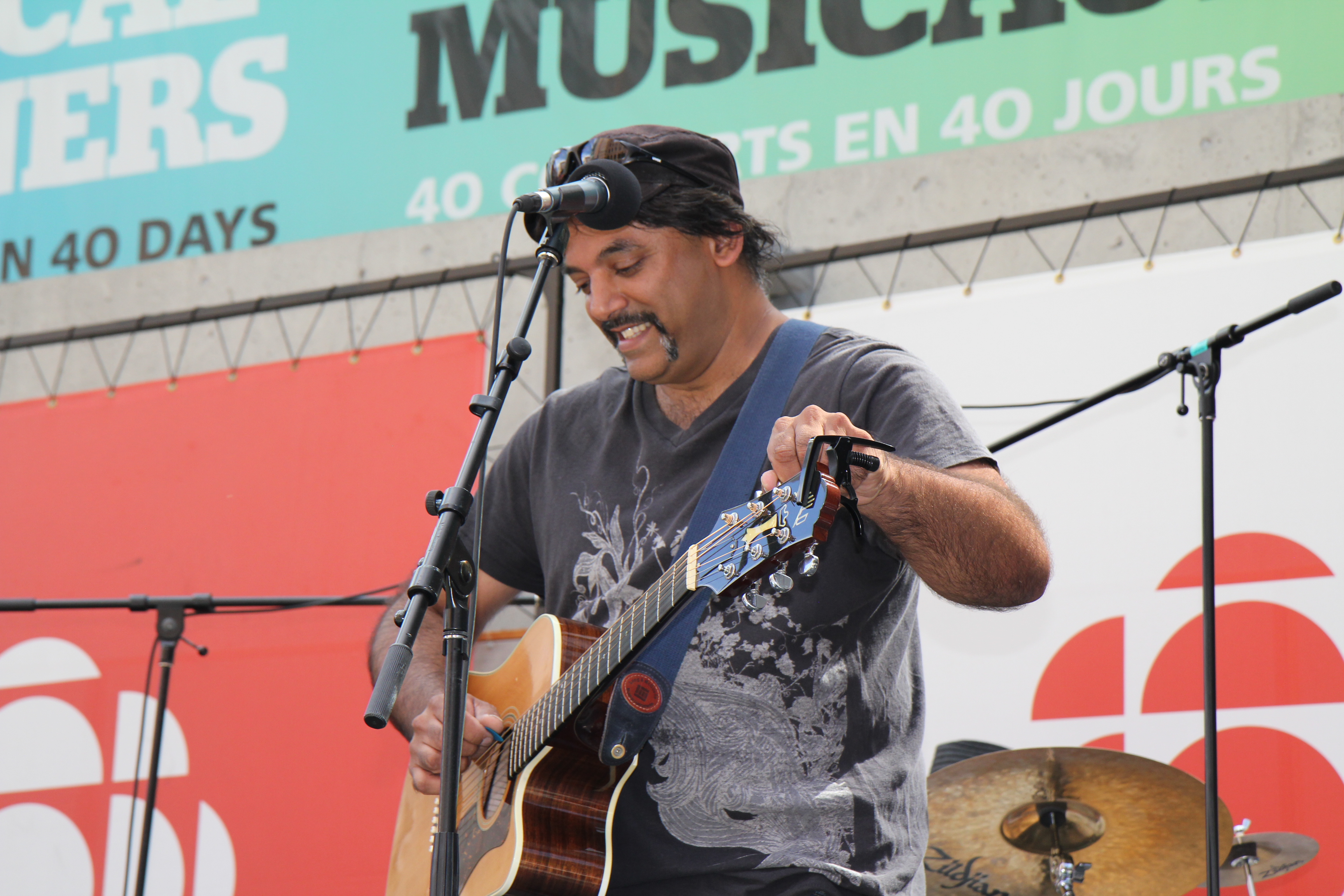 Ranj Singh and the Discriminators live at the CBC (Ranj Singh pictured)