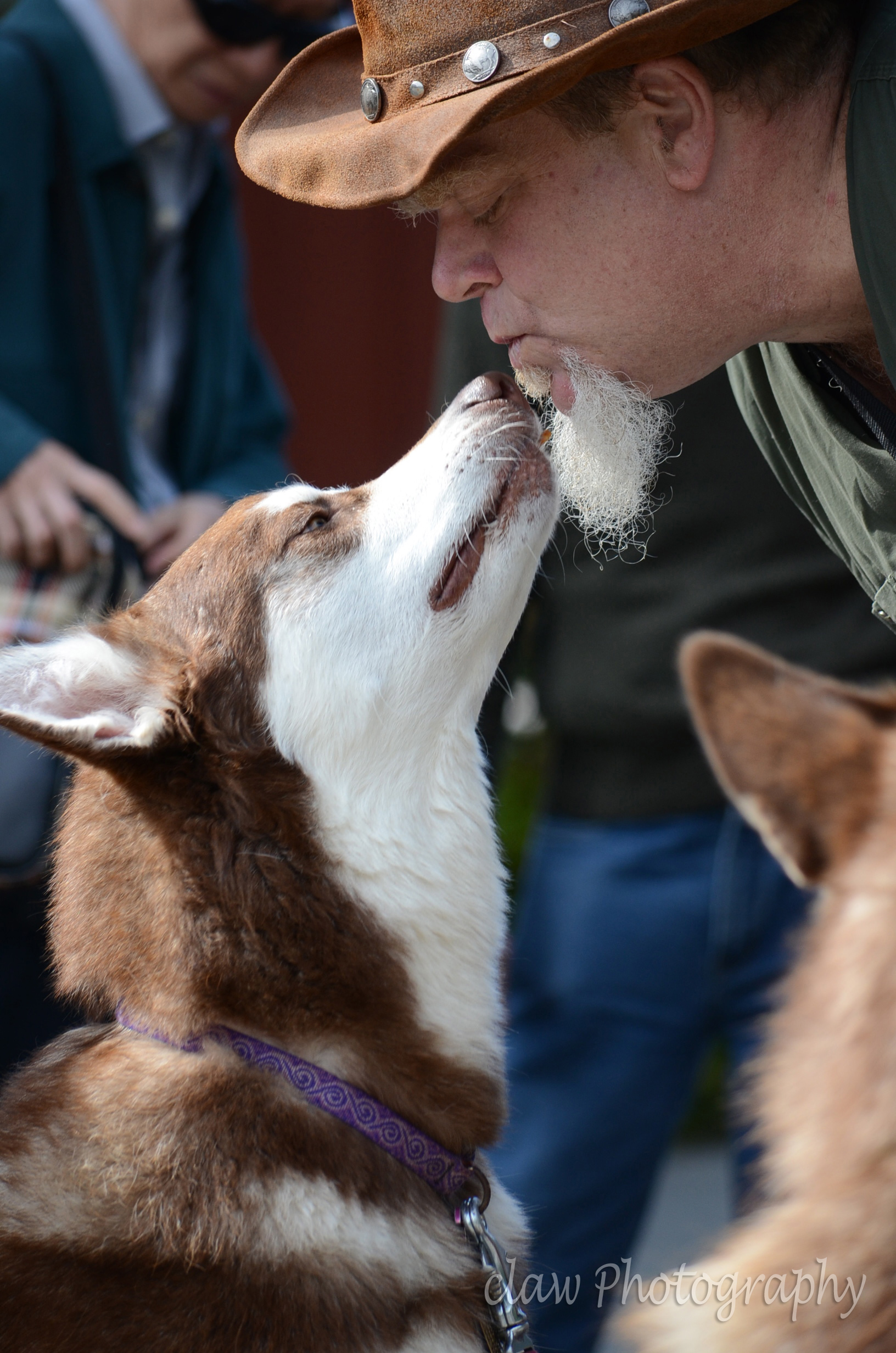 Skadi & Russell Josh Peterson Smoochin Downtown Juneau Alaska Summer 2012