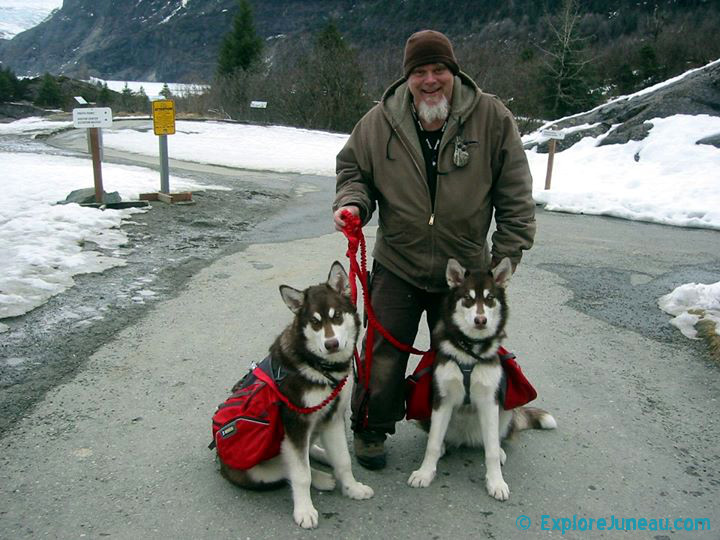 Myself, Skadi and Freya - 6 Months Old at Mendenhall Glacier [Click LIKE on this Photo!] Please enjoy her (their) Photos and Click LIKE on (all)your Favorites!! Wearing 