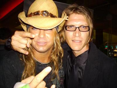 Bret Michaels and Mikee Plastik. Circa 2008.