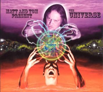 Matt and Tom present The Universe CD/DVD combo front cover artwork by Christoph Truemper