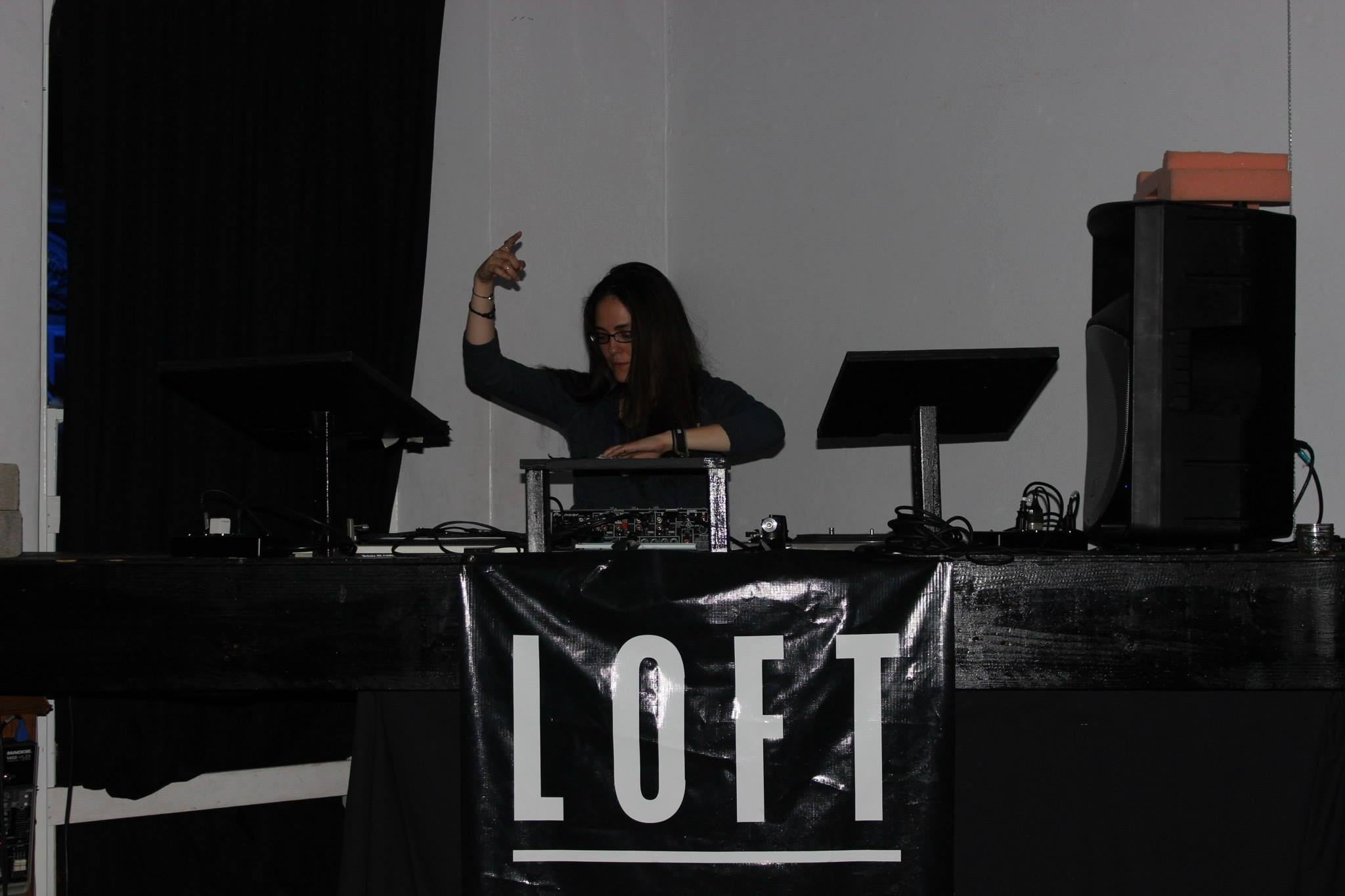 Gina plays DJ for a night at the cast party for 