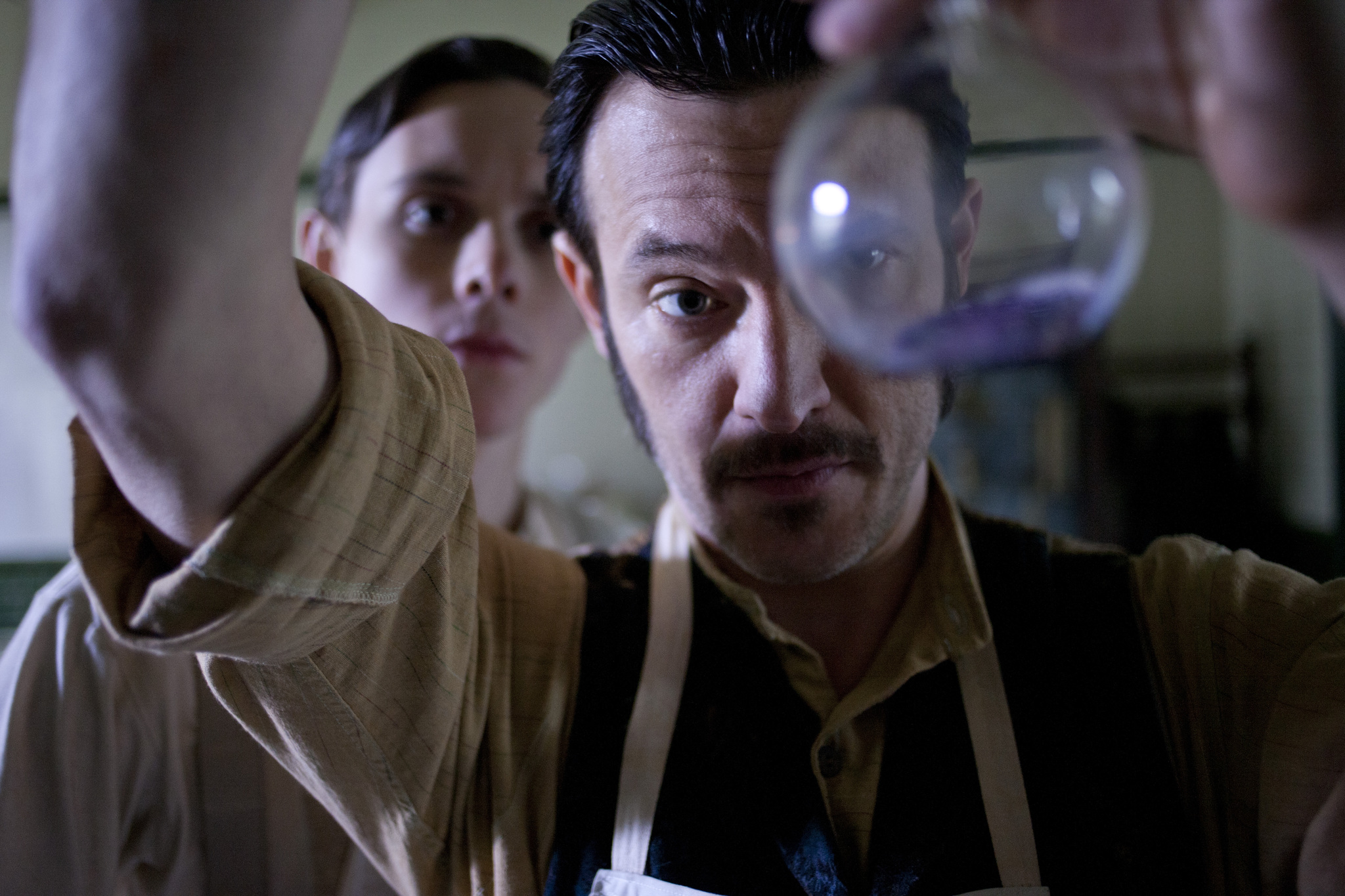 Still of Adam Rothenberg and Jonathan Barnwell in Ripper Street (2012)