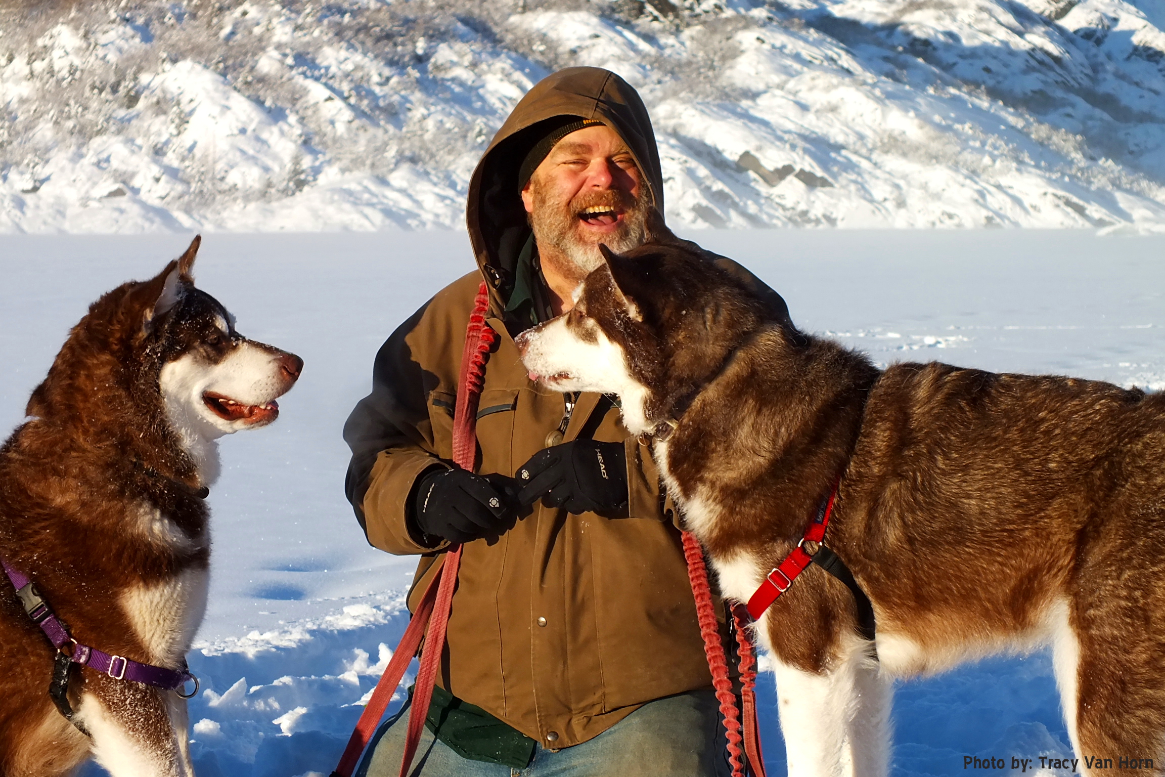 The Two that Make 3 with Me - In Love. Mendenhall Glacier Juneau Alaska. From Puppy Mill to the big screen an Alaskan Cinderella Story: Skadi & Freya ~ Thank you for your Kindness and Support (PLEASE CLICK LIKE!)