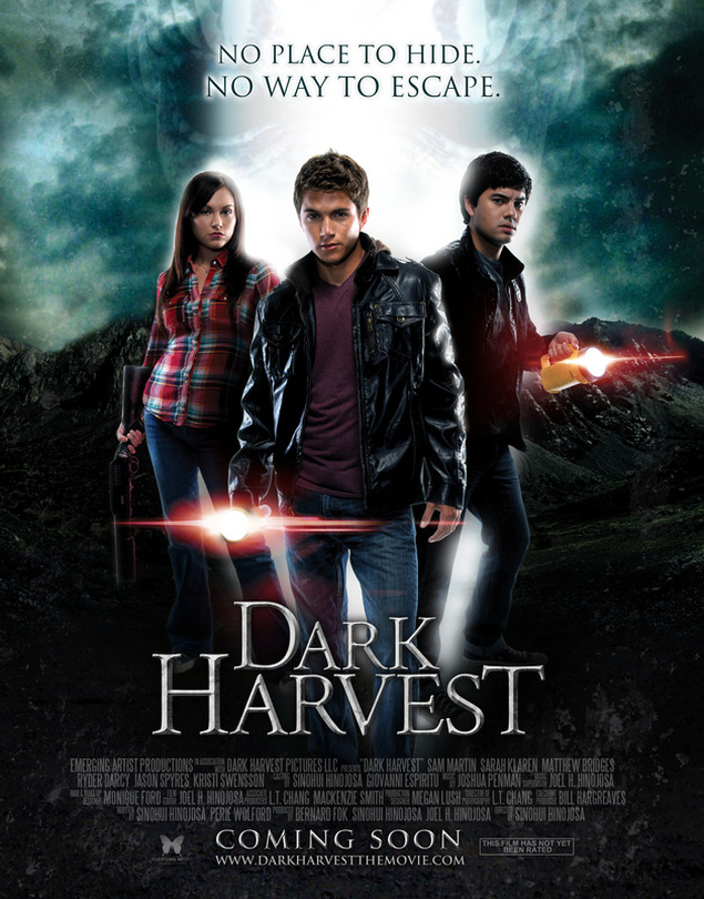 Matthew Bridges as John in upcoming feature, Dark Harvest.