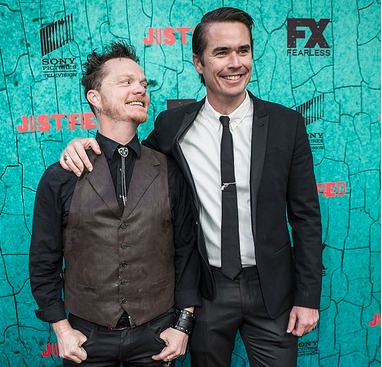 Justin Welborn and Shawn Parsons at Justified Series Finale