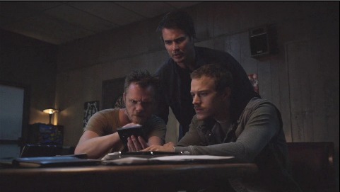Shawn Parsons, Justin Welborn, and Ryan Dorsey in Justified