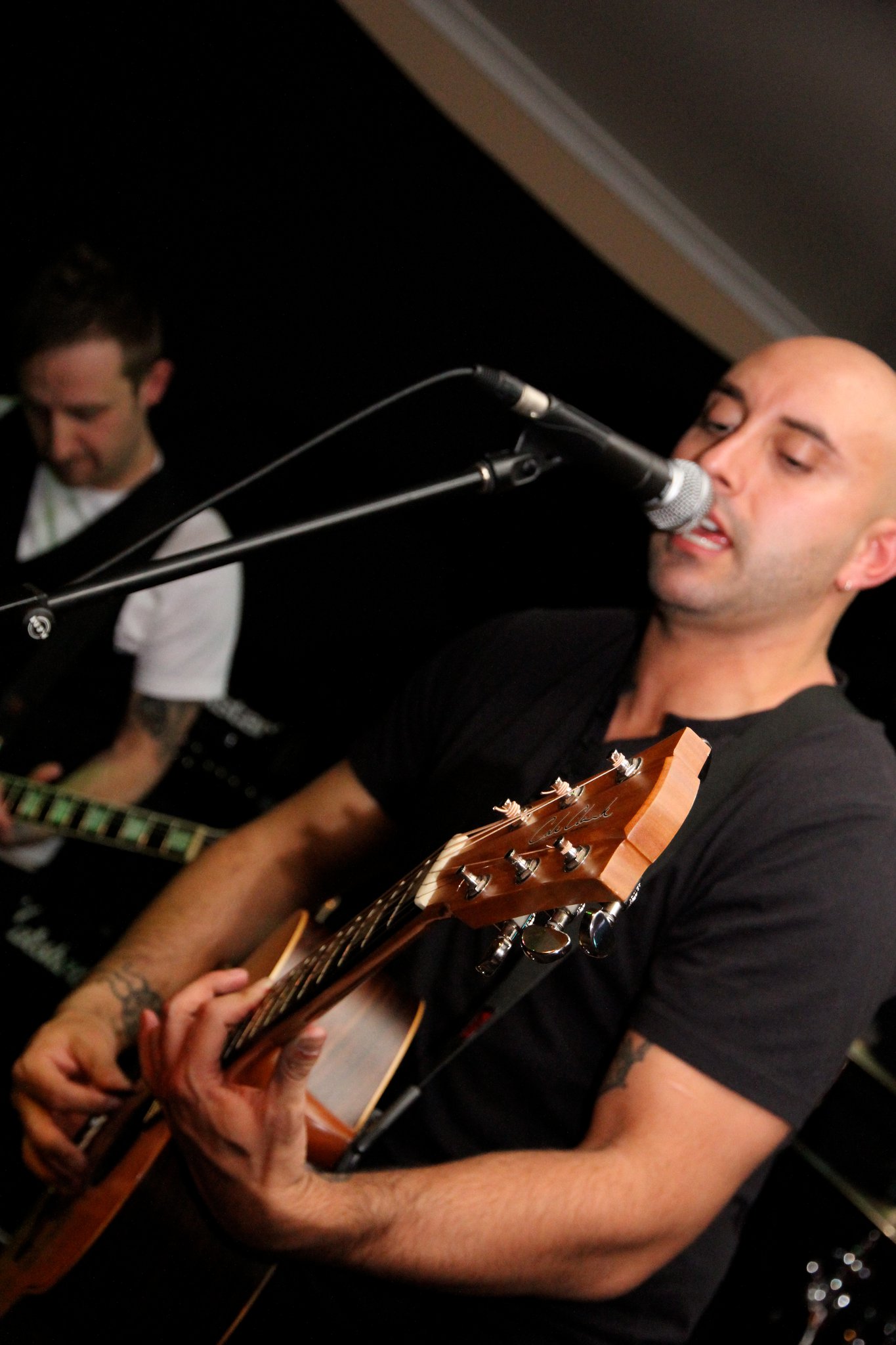 Live performance with Adam B. Metal at the 'Brave It Through The Night' Album launch, Victoria, Australia.