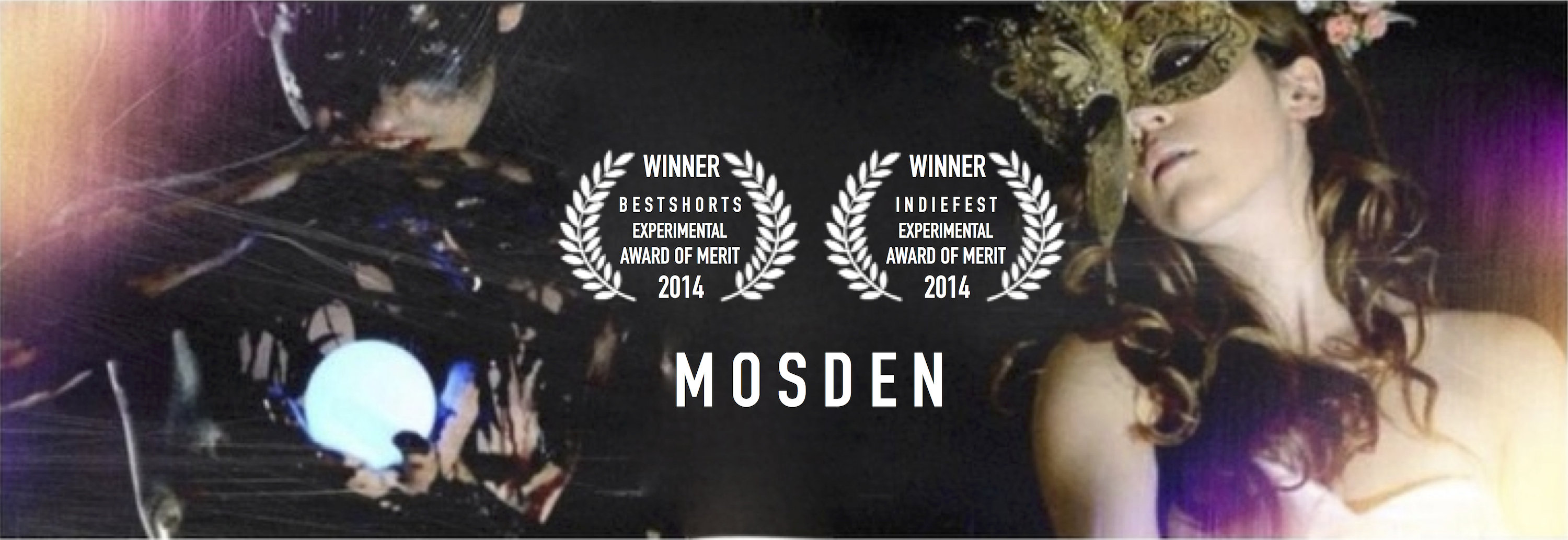 Still of Cezar Constantine and Halee Bernard in Mosden (2014)