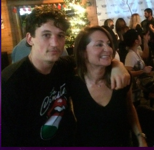 Miles Teller & Tanja Lynch at the Wrap Party for Bleed For This