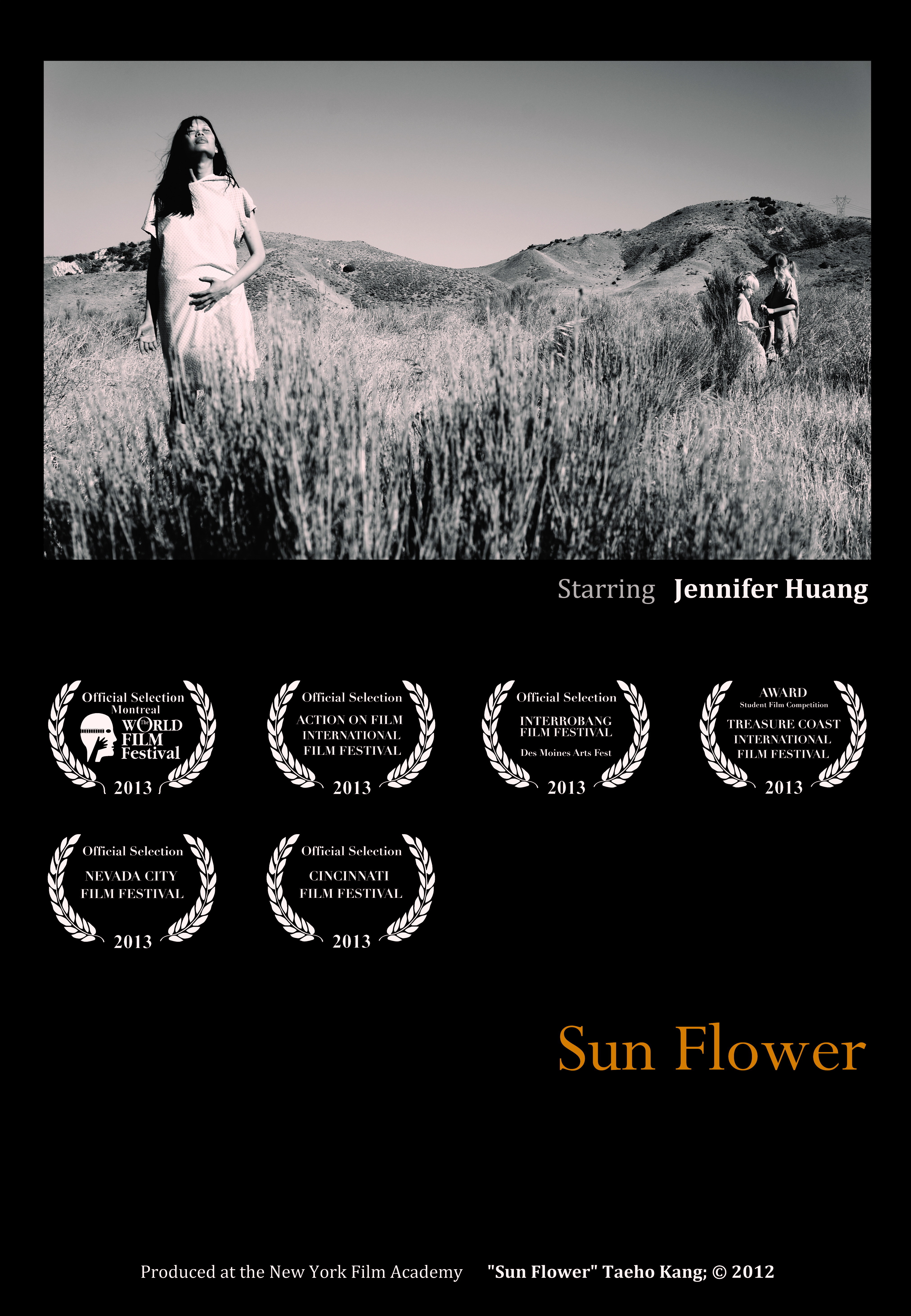 Jennifer Huang, Taeho Kang, Angelina Ganiere and Christian Ganiere in Sun Flower (2012)
