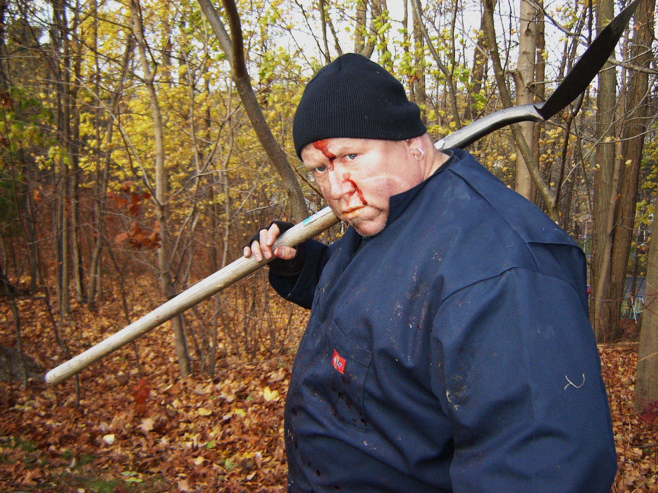 Ward Benoit stars as The Creepy Caretaker in the 