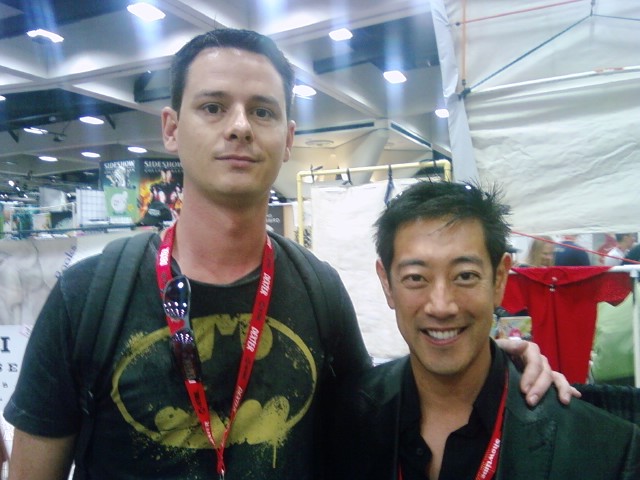 With Grant Imahara at ComicCon, San Diego.