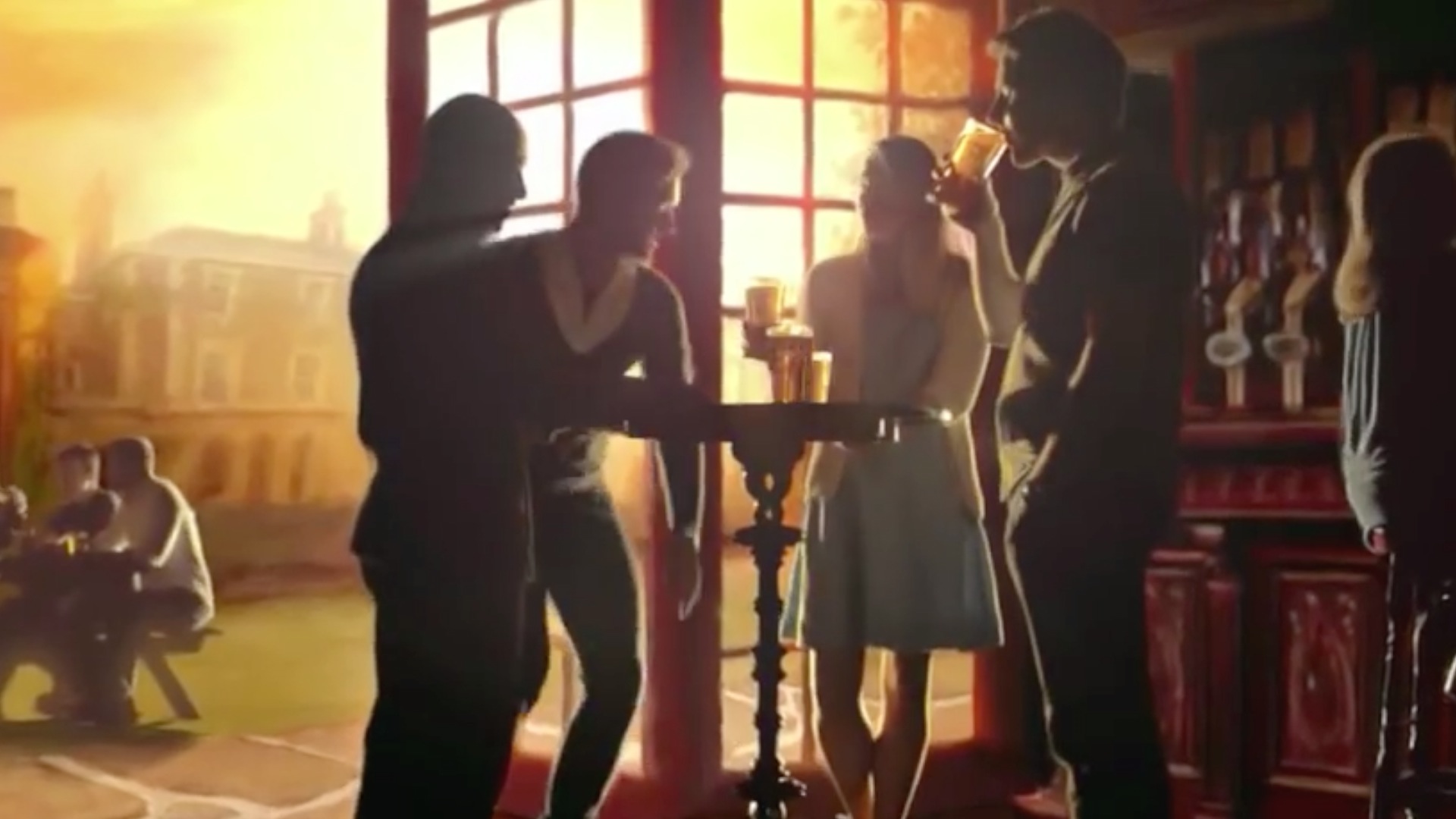 Daniel van der Molen in Tatchers Cider advert.