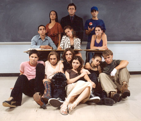 top row: Niesha Butler, Olek Krupa, Adrian Grenier ; middle row: Ray Santiago, Paz de la Huerta, Larisa Oleynik ; bottom row: Rodrigo Lopresti, Merritt Wever, Ryan Donowho, Nathalie Paulding, Alexis Dziena, Noah Fleiss