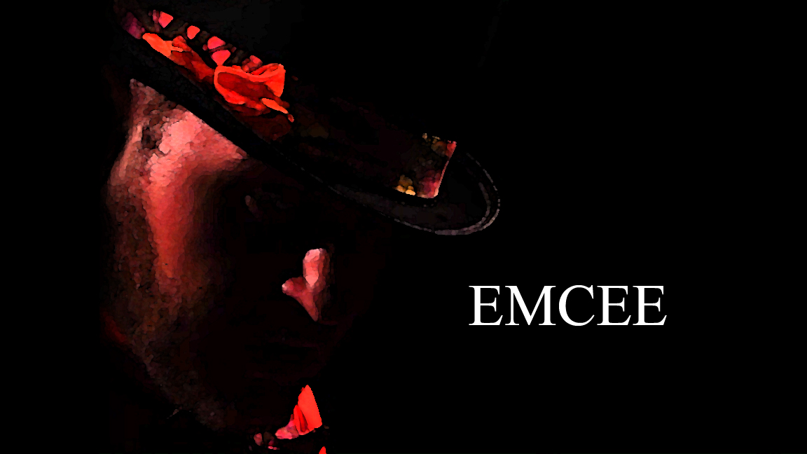 Promo art from the short film EMCEE