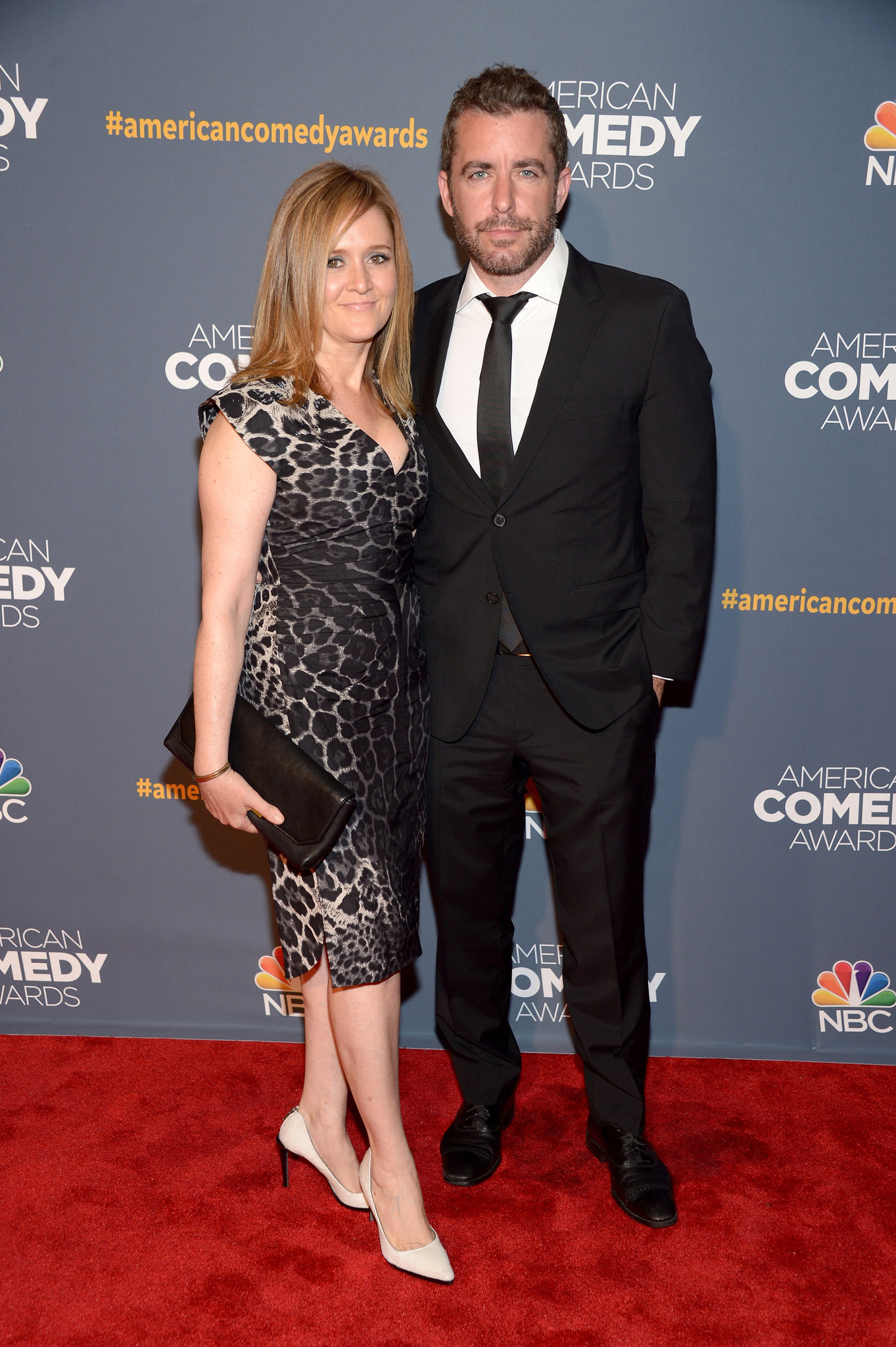 Jason Jones and Samantha Bee