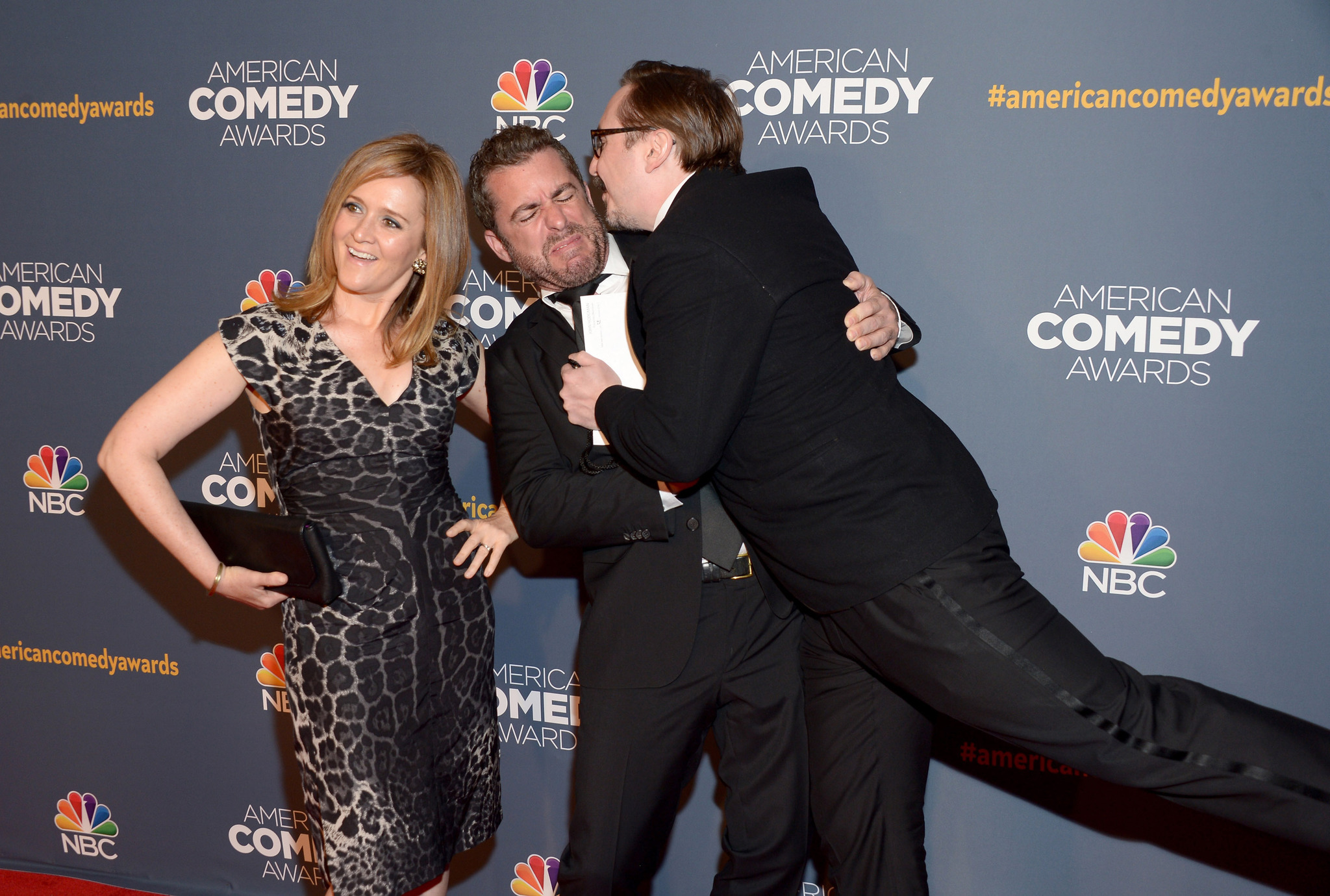 Jason Jones, Samantha Bee and John Hodgman