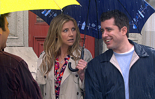 Still of Sarah Chalke, Jason Jones and Josh Radnor in Kaip as susipazinau su jusu mama (2005)