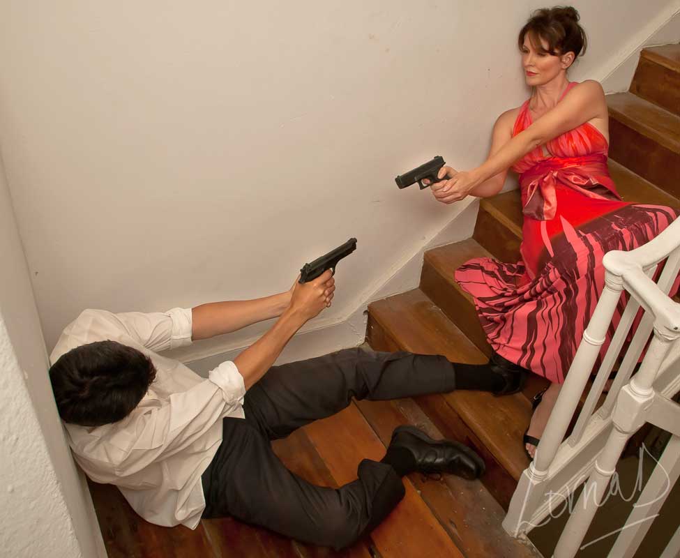 Actor's Gallery Gun Scene