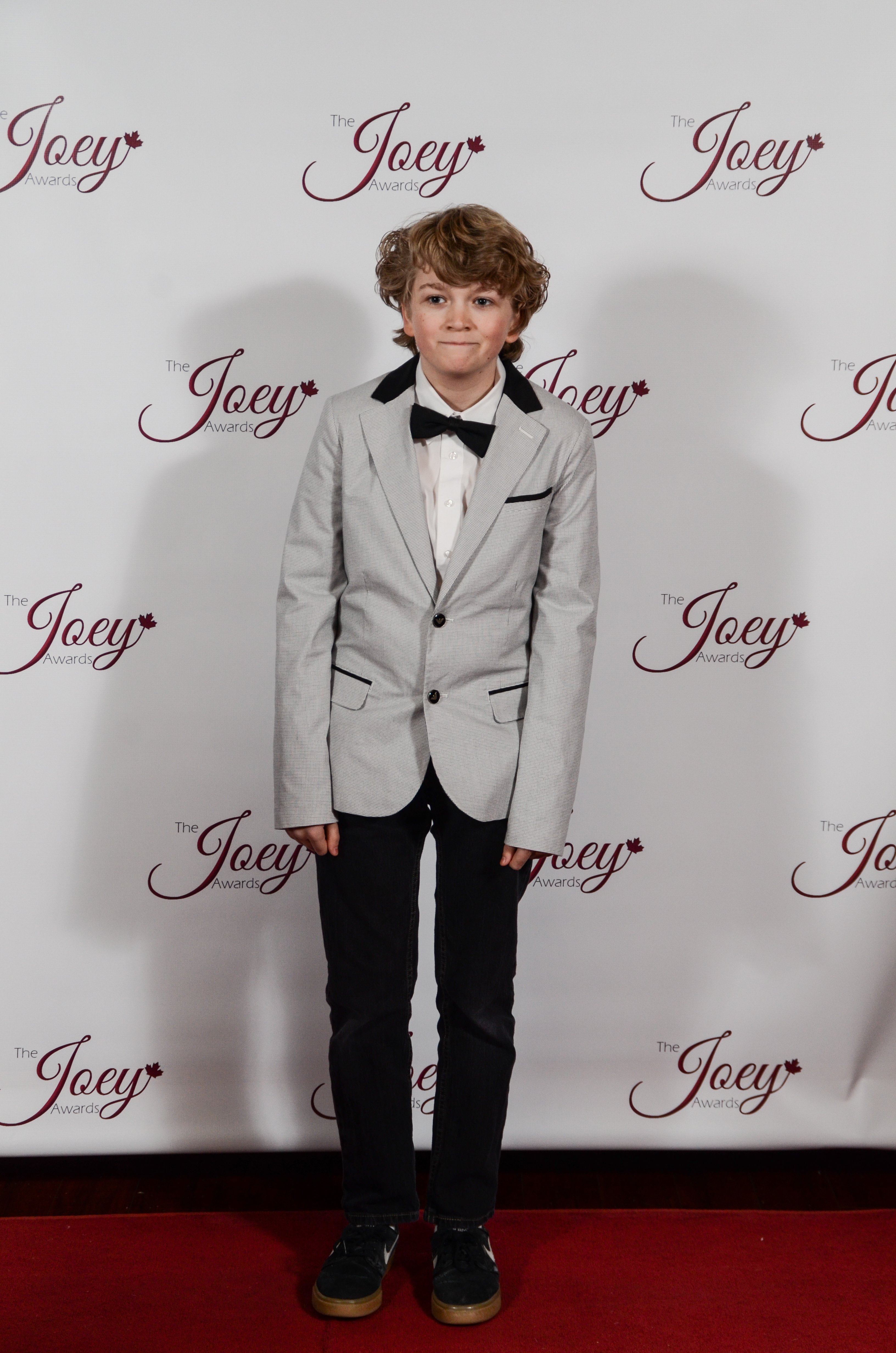 JOEY AWARDS - November 16, 2014 in Vancouver -Nominated for Young Actor in TV Series - The Haunting Hour (Toy Train)