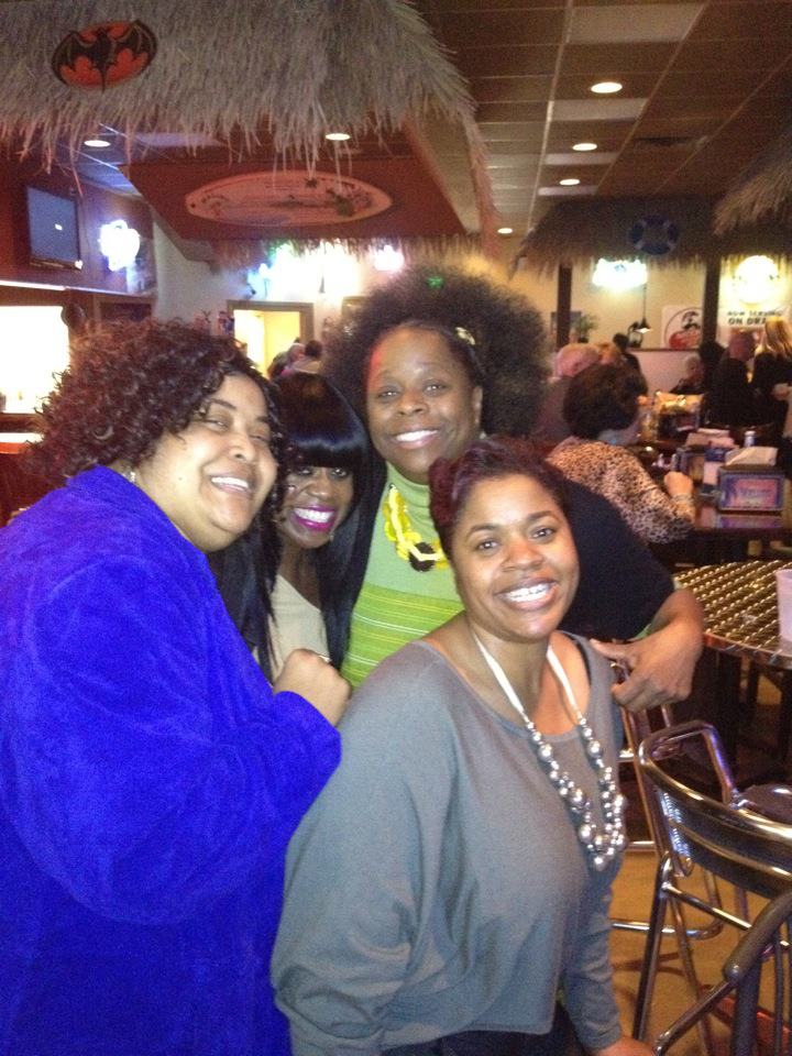 Hot Flash & Company Sitcom Premiere in Baltimore, MD on April 1, 2012. Cast members: Tammi Rogers, Tia Latrell, Sheila Gaskins, and Ronnetta Craig.