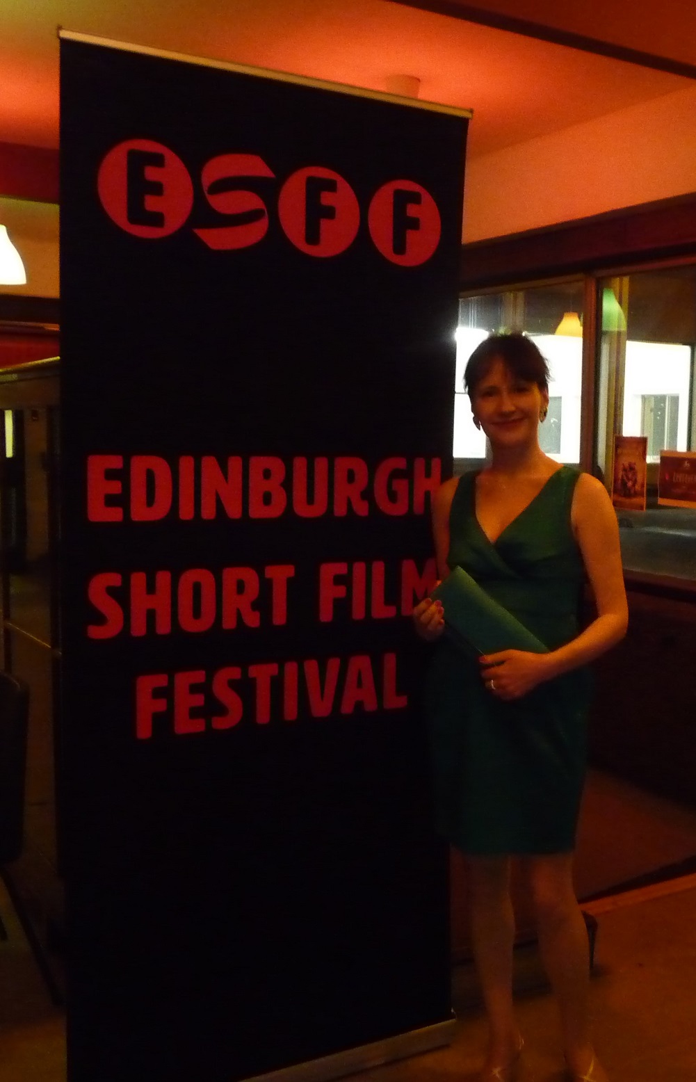 At Edinburgh Short Film Festival where 'Downsizer' was an Official Selection.