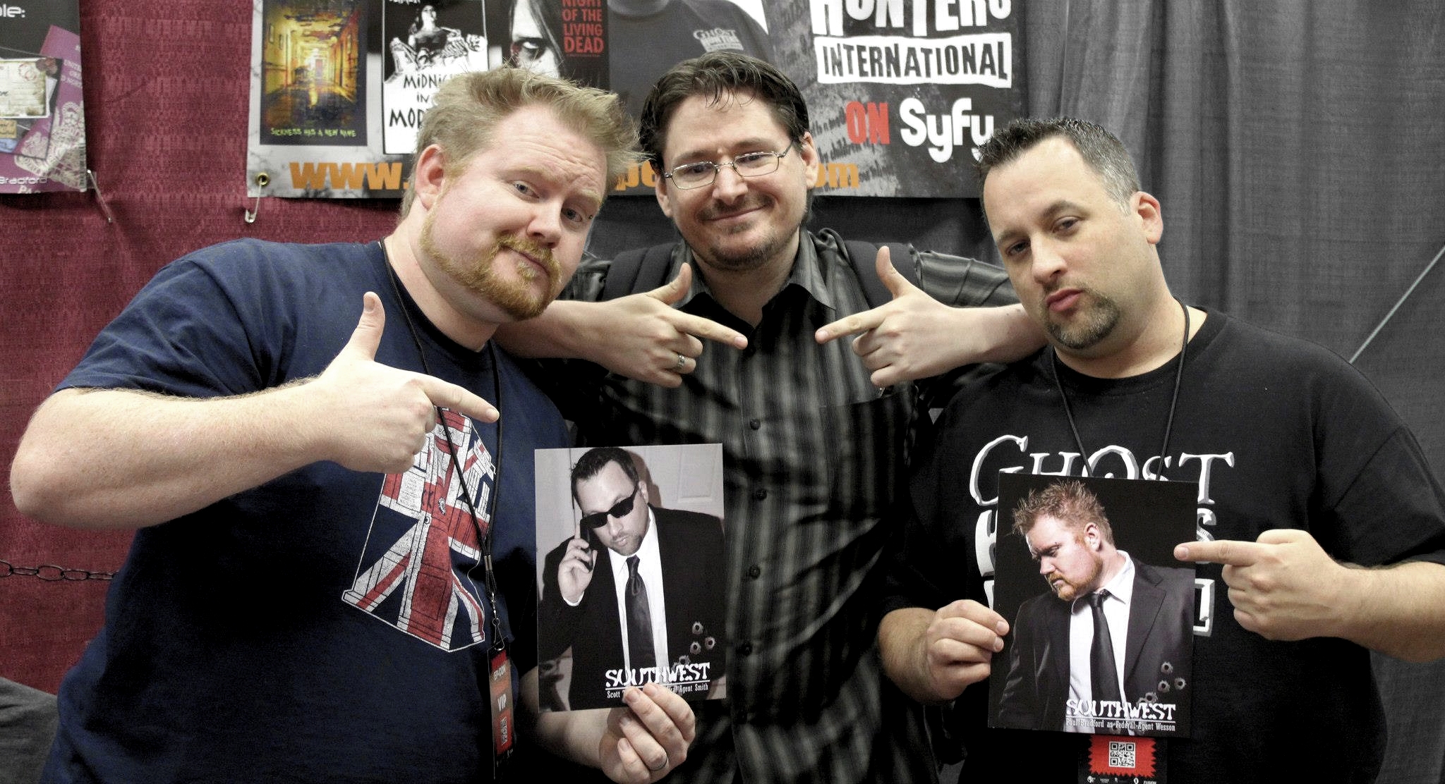 Shawn Lecrone, Scott Tepperman, and Paul Bradford from Southwest at El Paso Comic Con, 2012