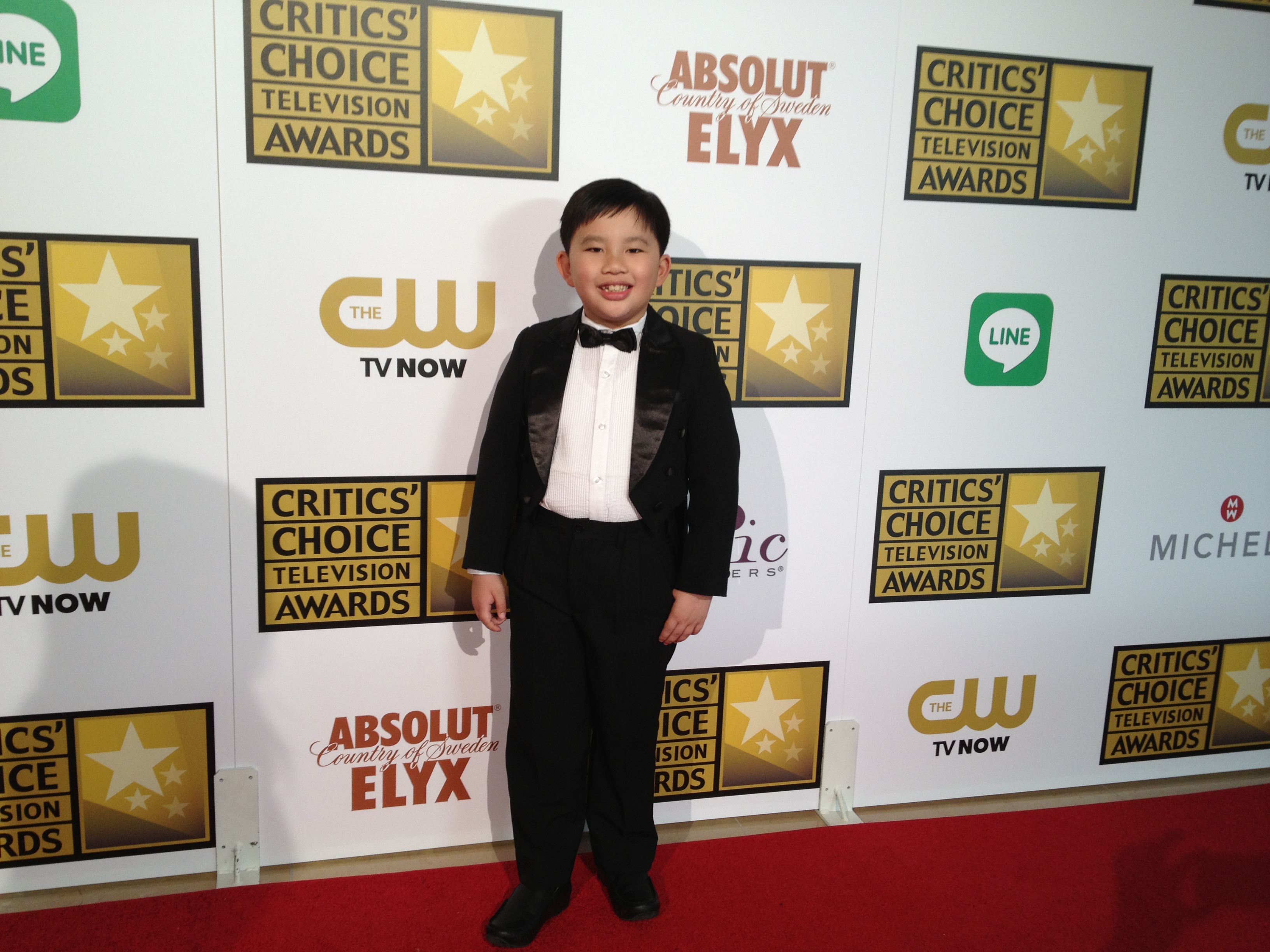 Albert Tsai on the Red Carpet of 2014 Critics' Choice Television Awards (Beverly Hills/June 19, 2014)