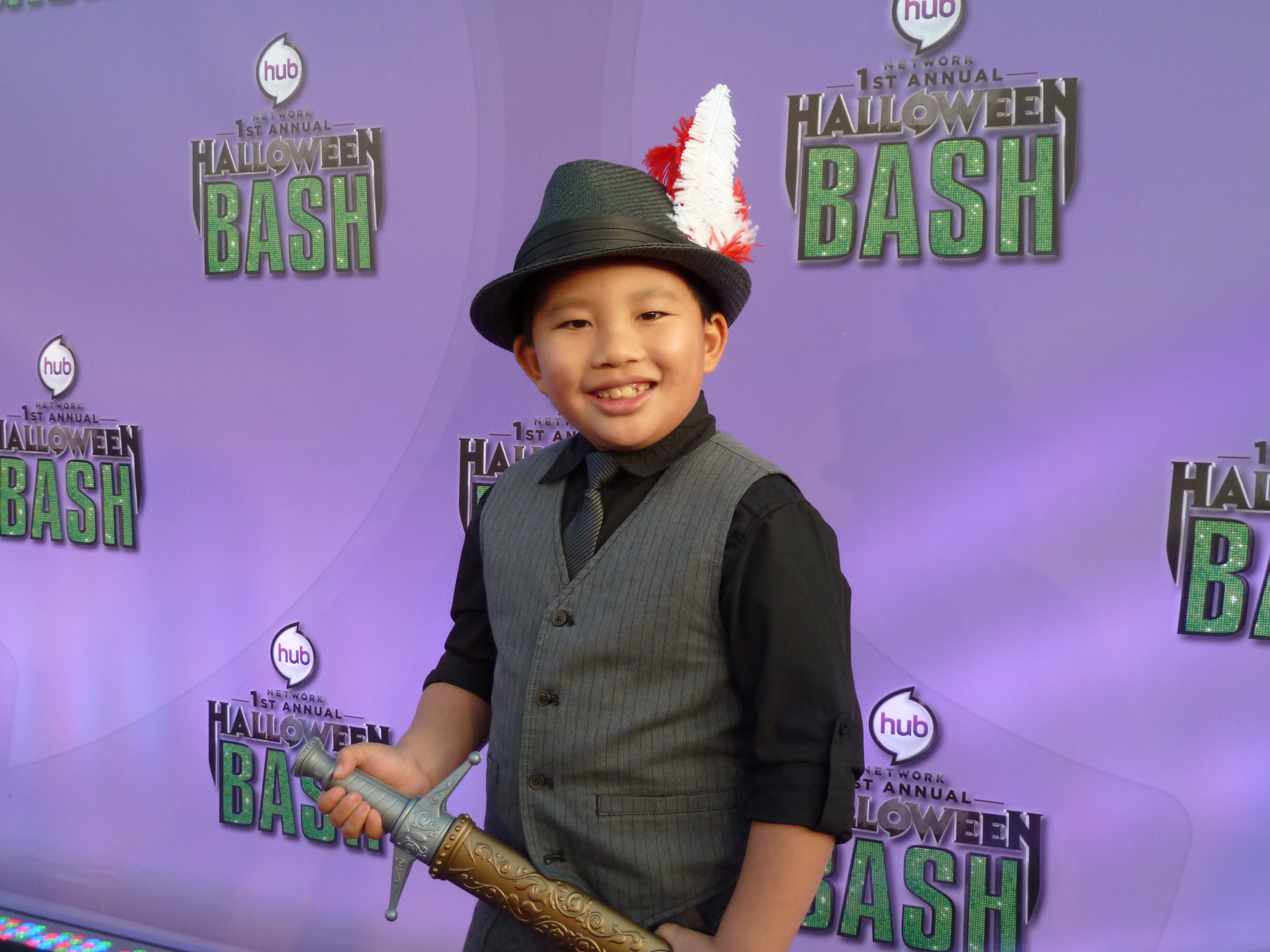 Albert on the Red Carpet of Hub TV Network's Halloween Bash event(10/20/2013)
