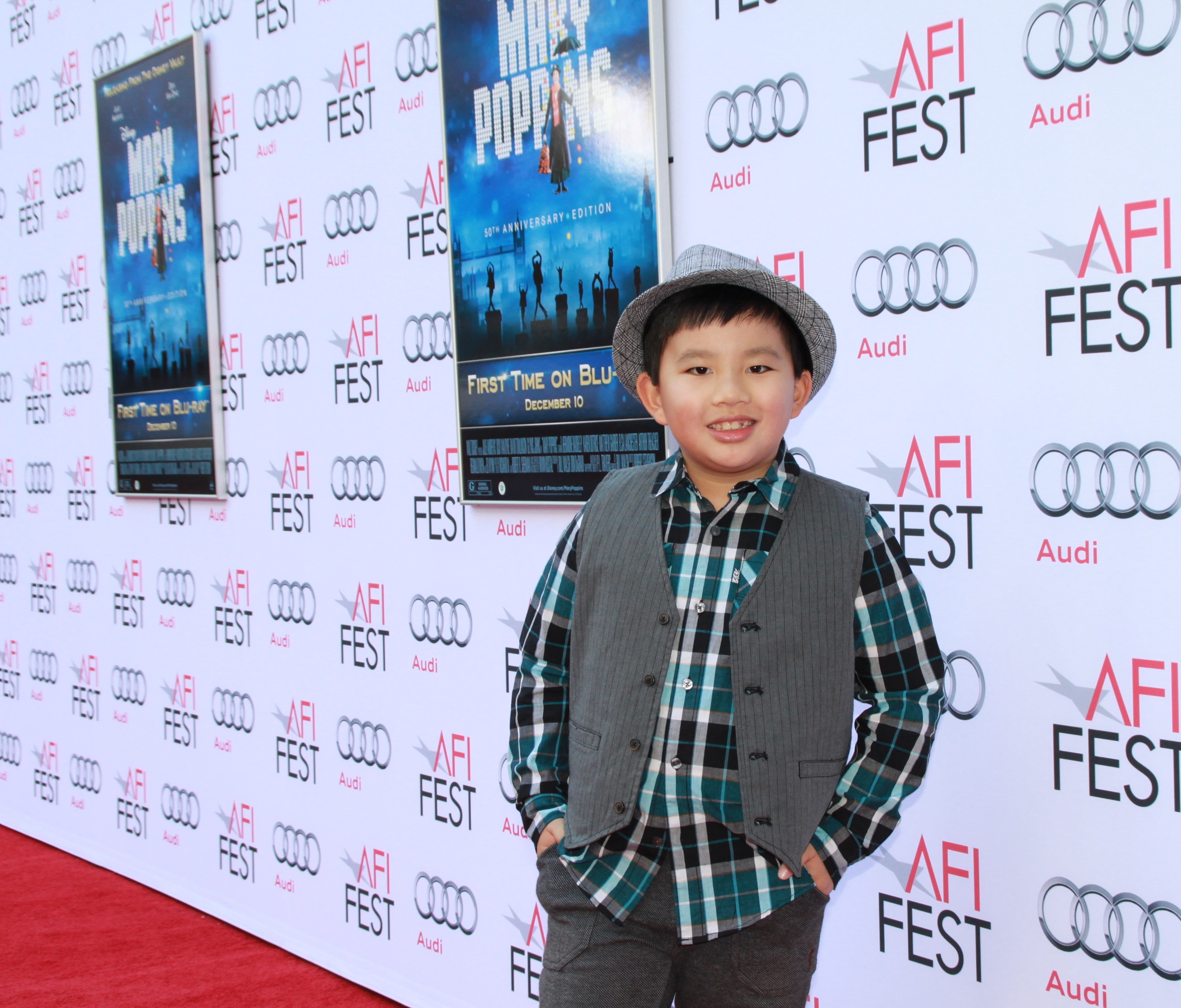 Albert on the Red Carpet of the 50th anniversary commemoration screening of Disney's 