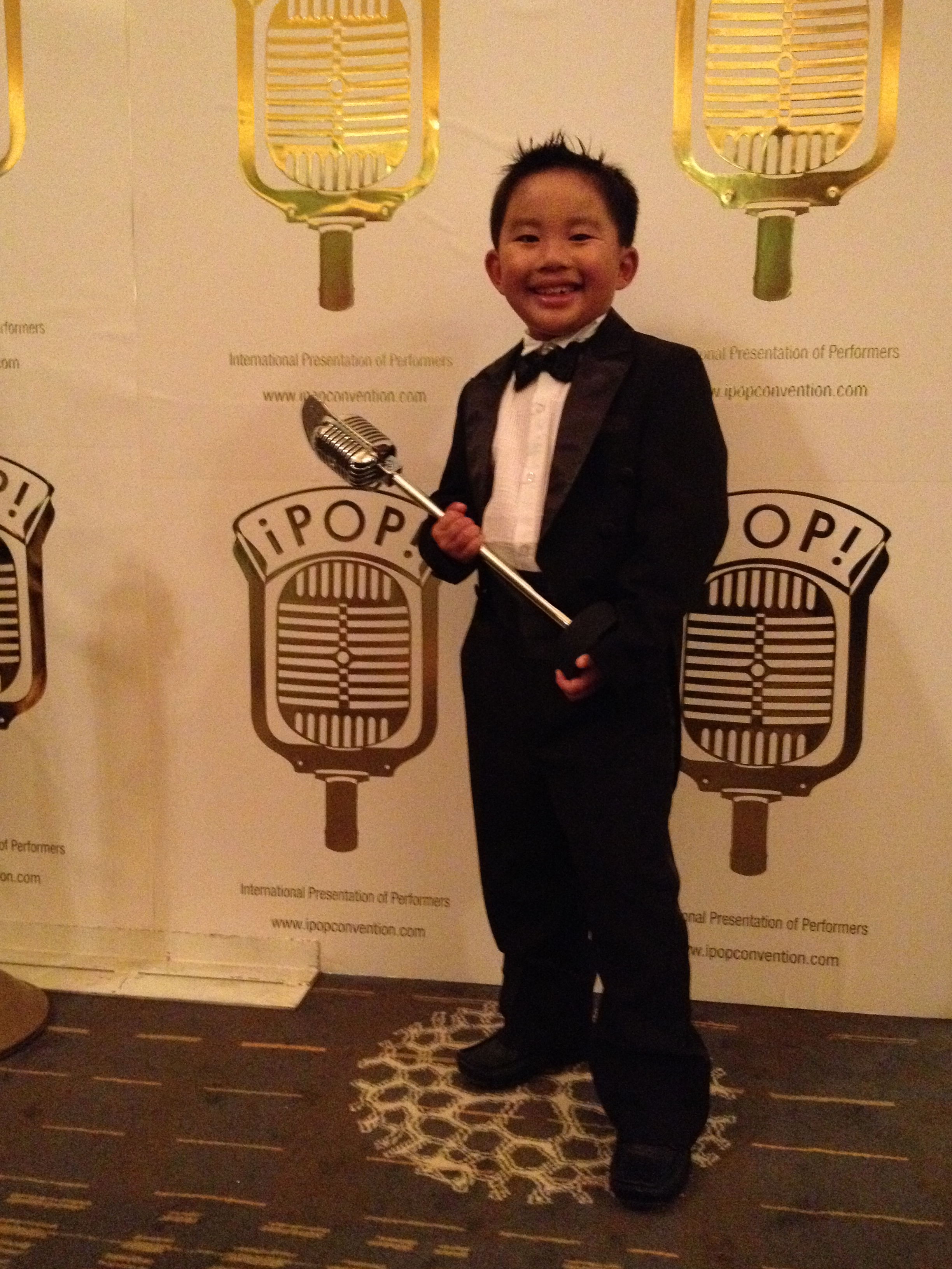 Albert won the Actor of the Year award at iPOP! Los Angeles (July 2012)