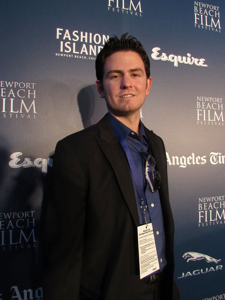 George Brietigam at the Newport Beach Film Festival premier of Steven Spielberg and the Return to Film School.