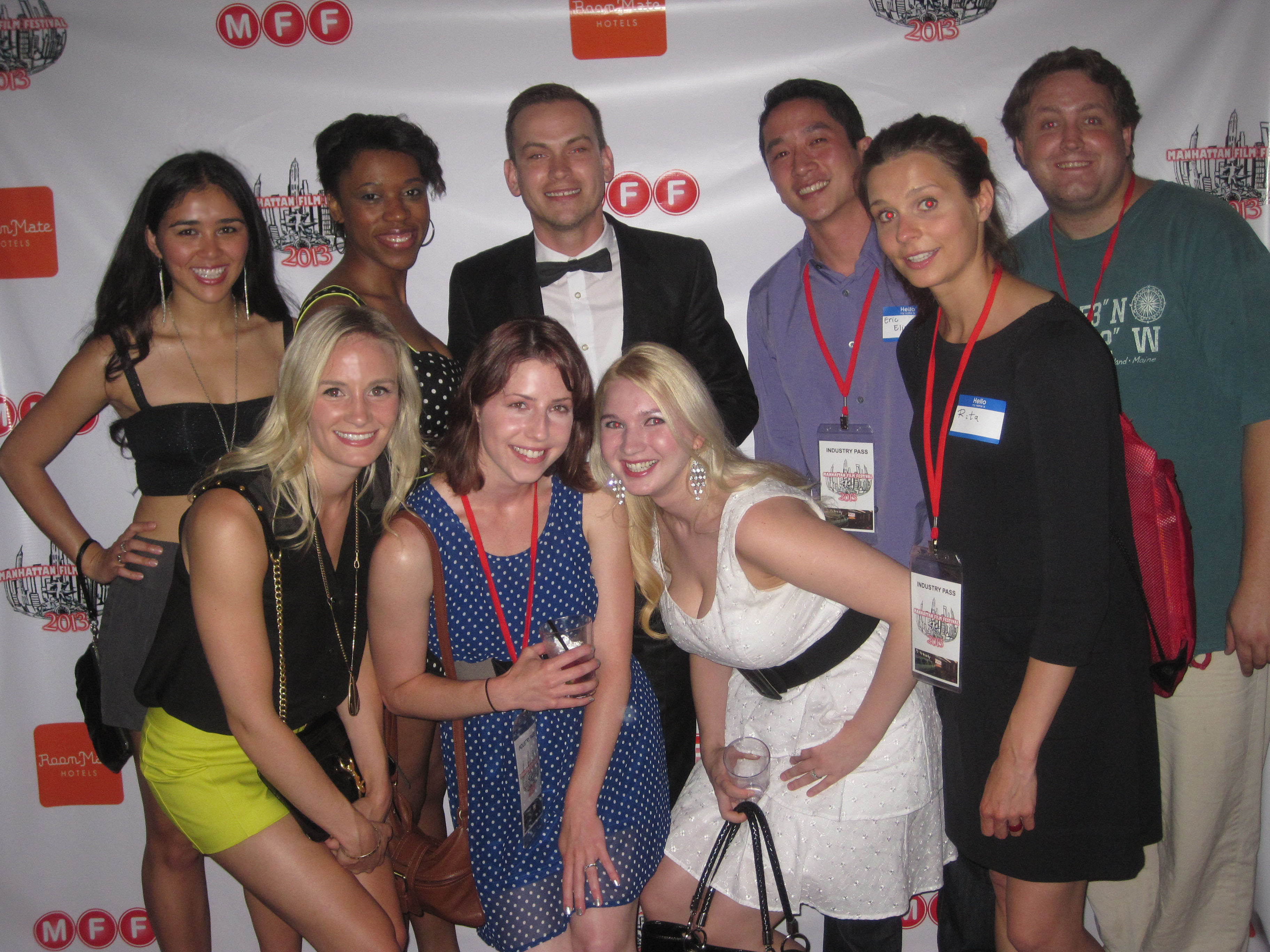 Cast and crew of The Spaceship at the Manhattan Film Festival, NYC 2013