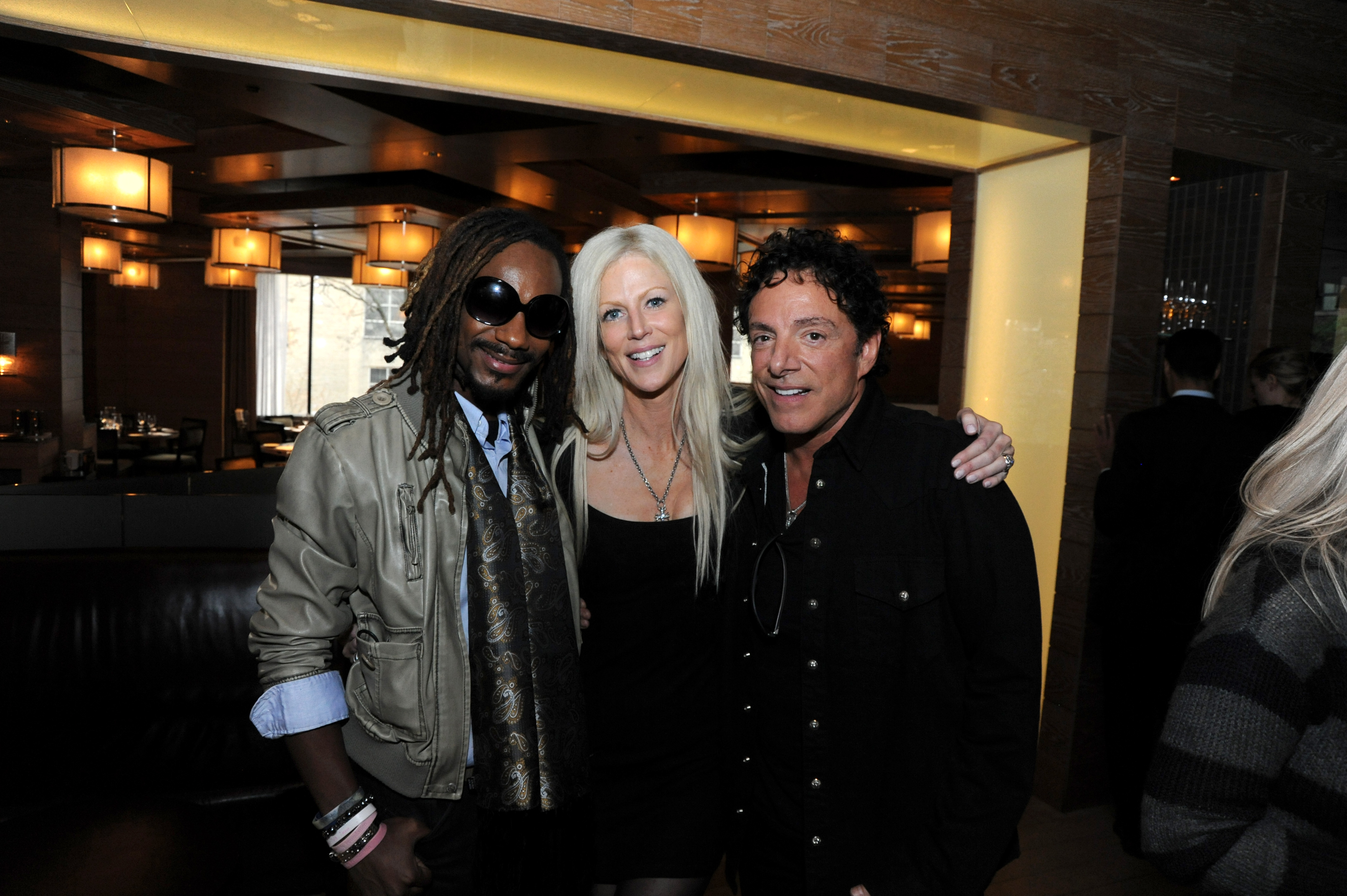 Howard Nelson Cromwell with clients Bravo's Real Housewives starlet Michaele Salahi & Journey's Neal Schon. Howard had the pleasure of hosting a private Thanksgiving reception for Neal Schon & Michaele Salahi, their family, friends &#