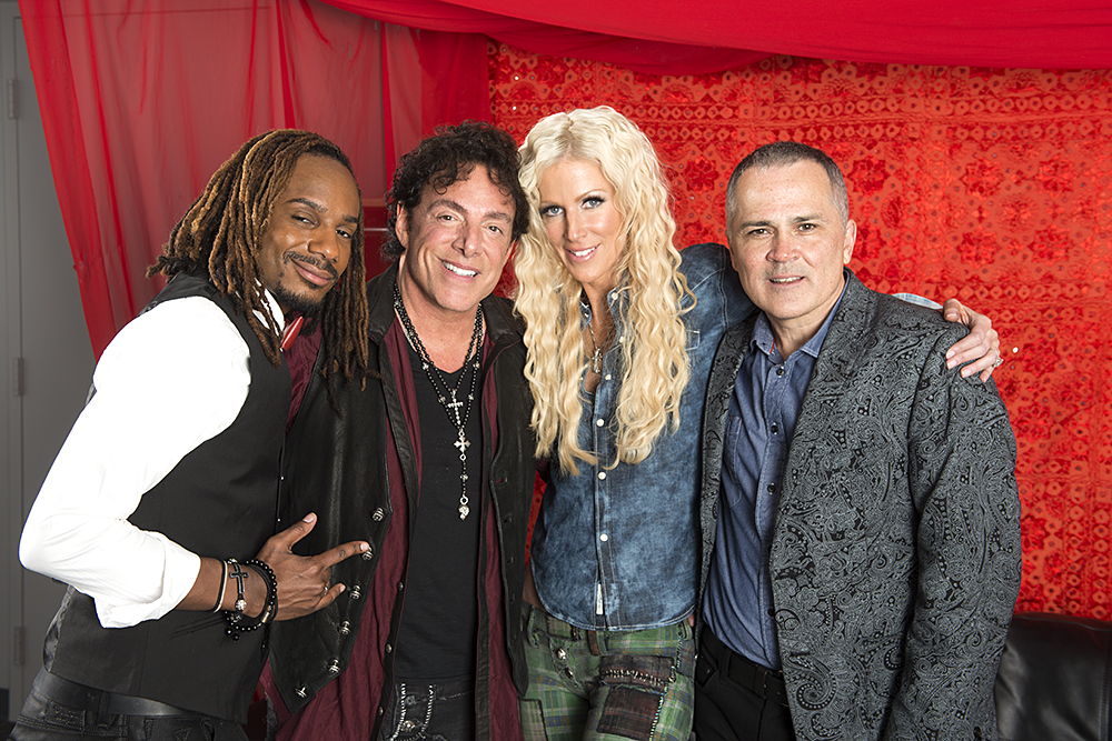 Howard with clients Journey's NEAL SCHON & Real Housewives' MICHAELE SALAHI & business attorney Kevin Keefe @ Planet Hollywood, Las Legas