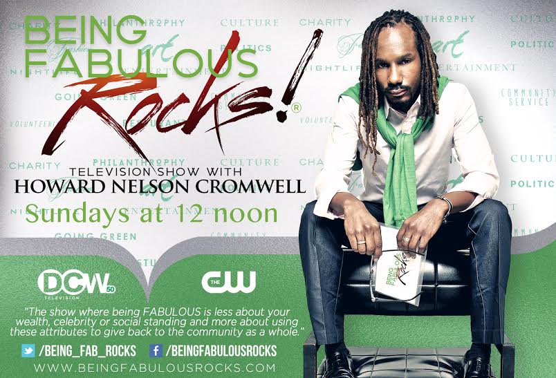 Howard Nelson Cromwell hosts the Being Fabulous Rocks! T.V. Show