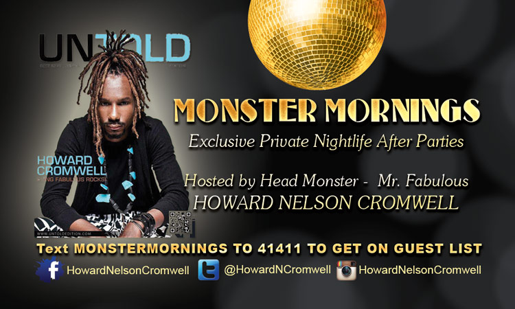 MONSTER MORNINGS Exclusive Nightlife After Party Series