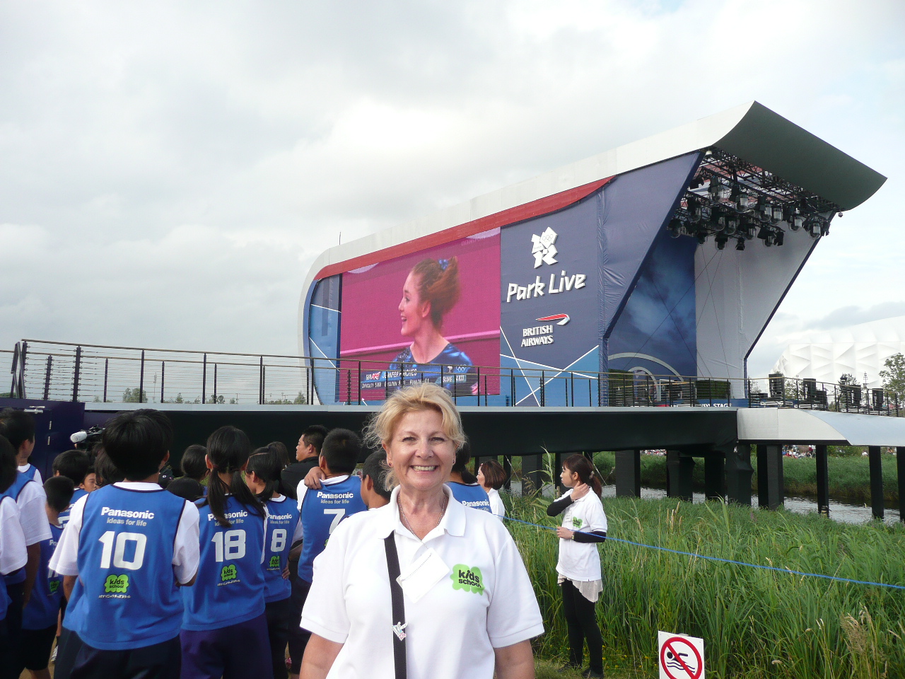 Filming for Panasonic during the London Olympics 2012