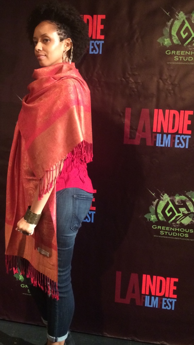 Lyn Quinn at the LA Indie Film Festival for The Soul of Blue Eye