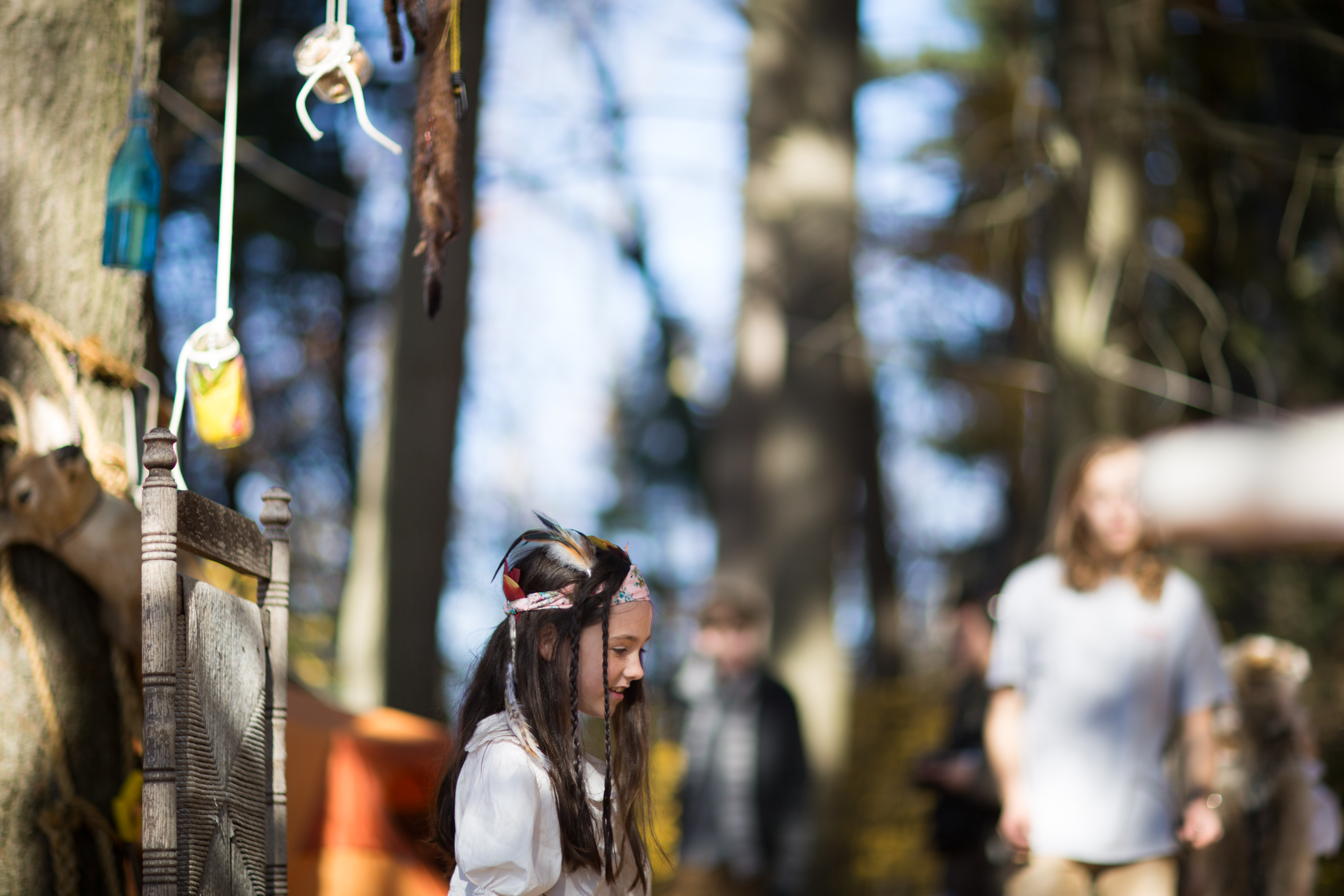 Alyssa Mae Walsh on set of Dulles, directed by Max McGillivray.