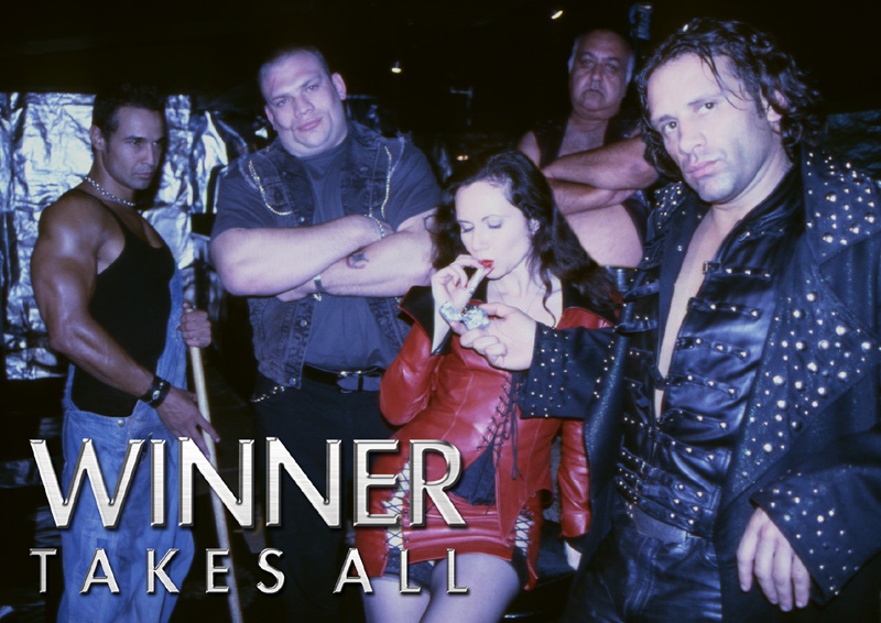 JC Mac, Chico Slimani, Ronnie, Lauretta Lewis, Barber Ali Official poster for BAFTA Nominated 'Winner Takes All'2004