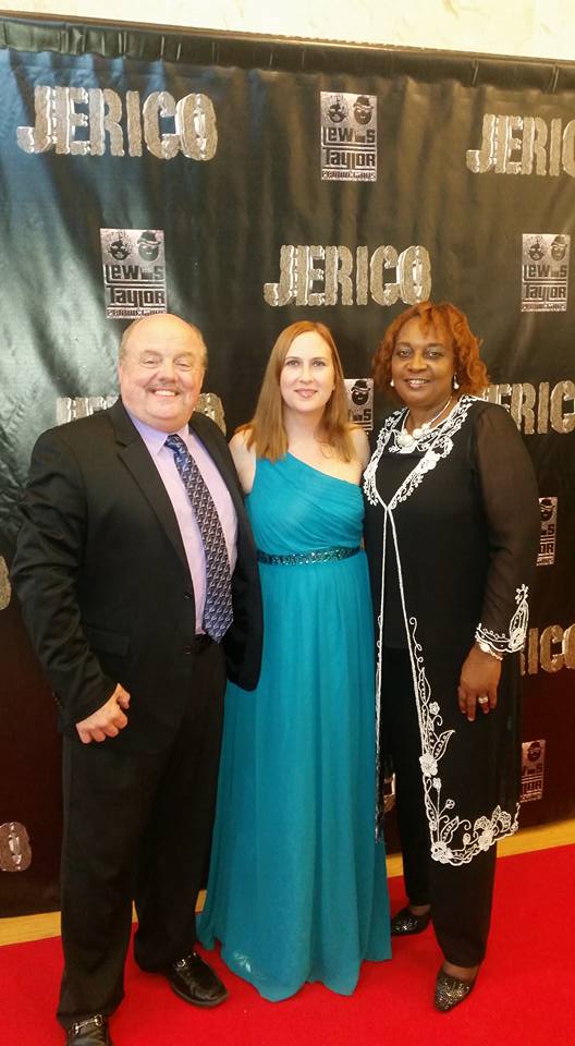 With Woody Wilson Hall and Juliet Washington at the premiere of Jerico