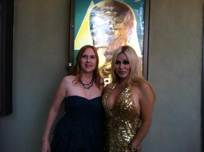 Dawna Lee Heising and I at the Galactic Film Festival in Santa Ana, California on August 10, 2014.